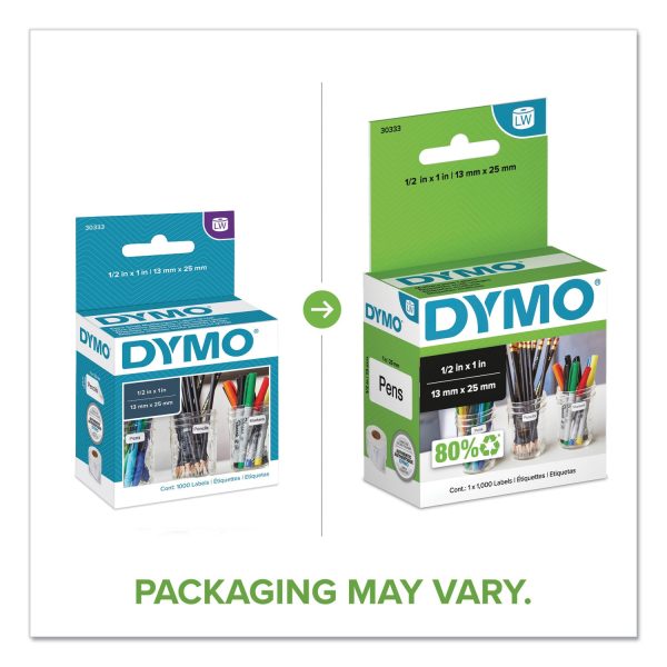LabelWriter Multipurpose Labels, 0.5  x 1 , White, 1000 Labels Roll on Sale - Image 2
