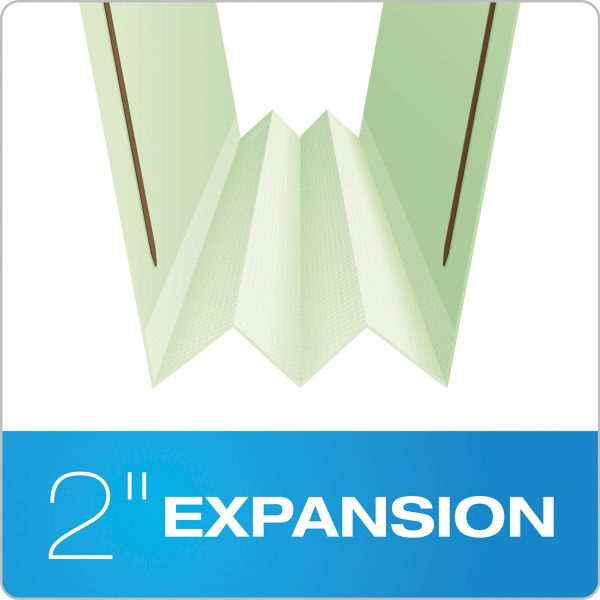 Heavy-Duty Pressboard Folders with Embossed Fasteners, 1 3-Cut Tabs, 2  Expansion, 2 Fasteners, Legal Size, Green, 25 Box Online - Image 4