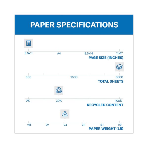 Colors Print Paper, 20 lb Bond Weight, 8.5 x 11, Pink, 500 Sheets Ream, 10 Reams Carton Hot on Sale - Image 3