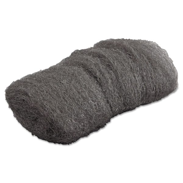 Industrial-Quality Steel Wool Hand Pads, #000 Extra Fine, Steel Gray, 16 Pads Sleeve, 12 Sleeves Carton For Cheap