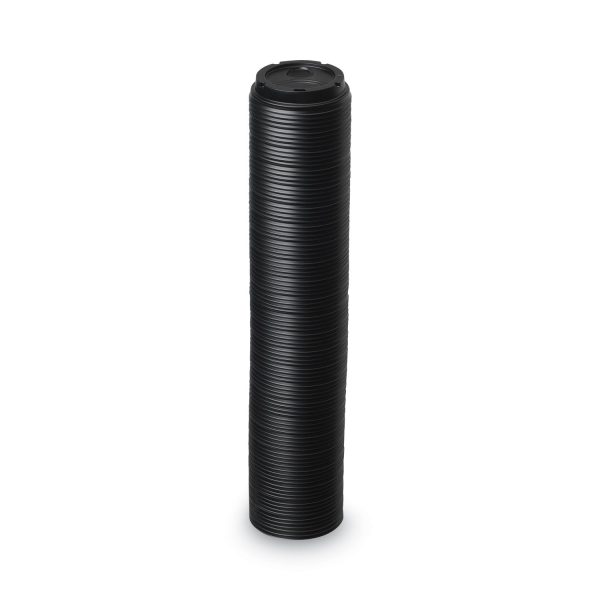 Drink-Thru Lids, Fits 10 oz to 20 oz Cups, Plastic, Black, 1,000 Carton Hot on Sale - Image 2