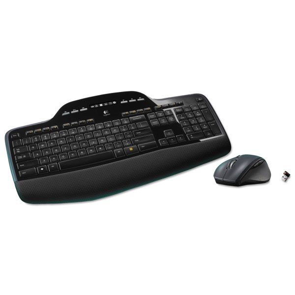 MK710 Wireless Keyboard + Mouse Combo, 2.4 GHz Frequency 30 ft Wireless Range, Black Cheap