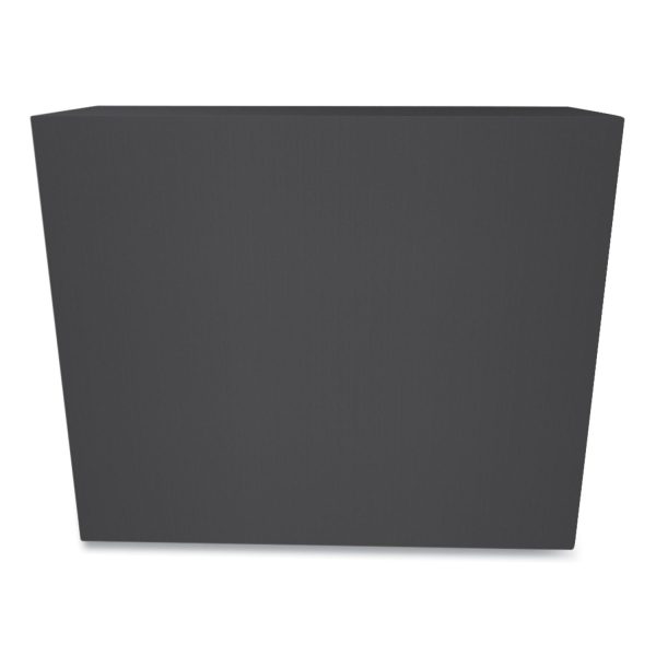 Metal Bookcase, Two-Shelf, 34.5w x 12.63d x 29h, Charcoal Fashion - Image 4