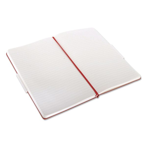 Classic Colored Hardcover Notebook, 1-Subject, Narrow Rule, Red Cover, (240) 8.25 x 5 Sheets For Discount - Image 3