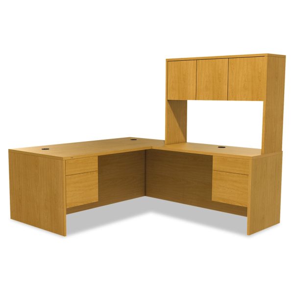 10500 Series  L  Workstation Single Pedestal Desk with 3 4 Height Pedestal, 72  x 36  x 29.5 , Harvest Online Hot Sale - Image 2