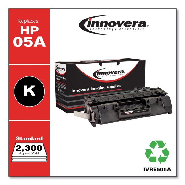 Remanufactured Black Toner, Replacement for 05A (CE505A), 2,300 Page-Yield For Discount - Image 2