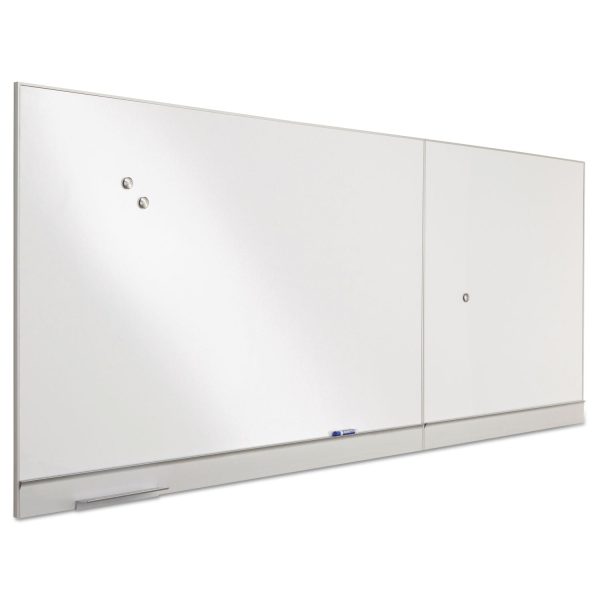 Polarity Magnetic Dry Erase White Board, 48 x 32, White Surface, Silver Aluminum Frame For Discount