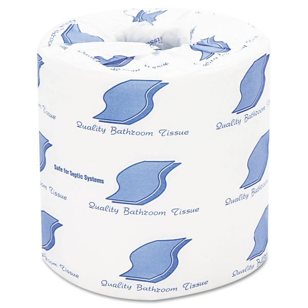 Bath Tissue, Septic Safe, 2-Ply, White, 420 Sheets Roll, 96 Rolls Carton For Discount