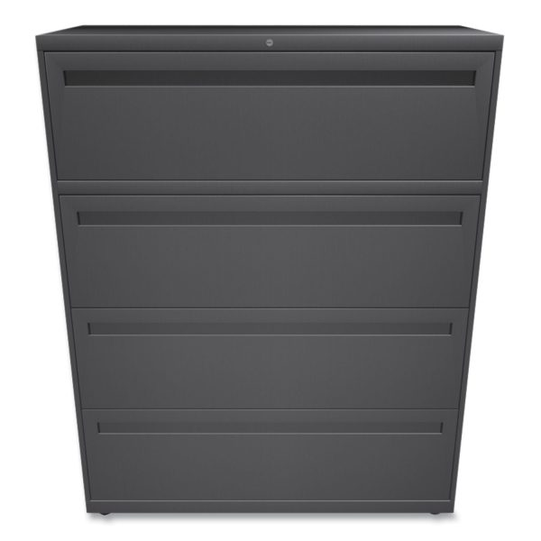 Brigade 700 Series Lateral File, 4 Legal Letter-Size File Drawers, Charcoal, 42  x 18  x 52.5 For Sale - Image 2