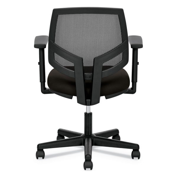 Volt Series Mesh Back Task Chair, Supports Up to 250 lb, 18.25  to 22.38  Seat Height, Black Fashion - Image 4