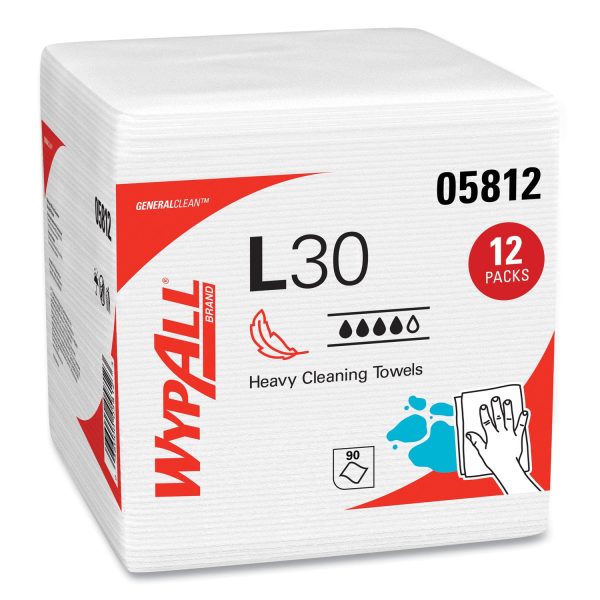 L30 Towels, Quarter Fold, 12.5 x 12, 90 Polypack, 12 Polypacks Carton Online Hot Sale - Image 5
