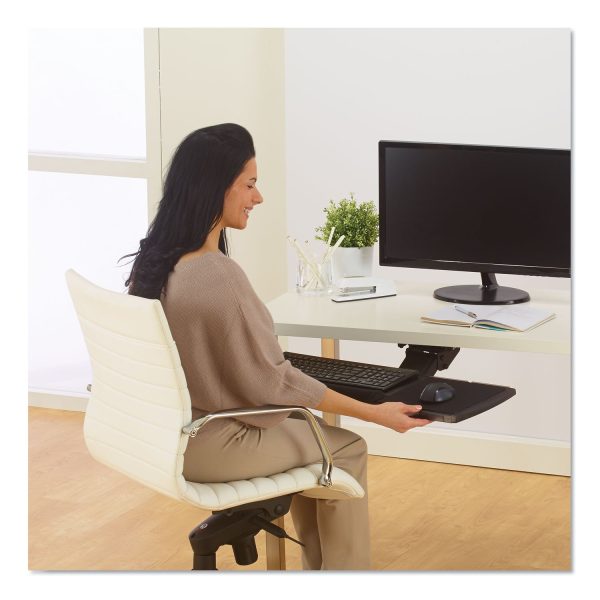 Adjustable Keyboard Platform with SmartFit System, 21.25w x 10d, Black Online now - Image 3