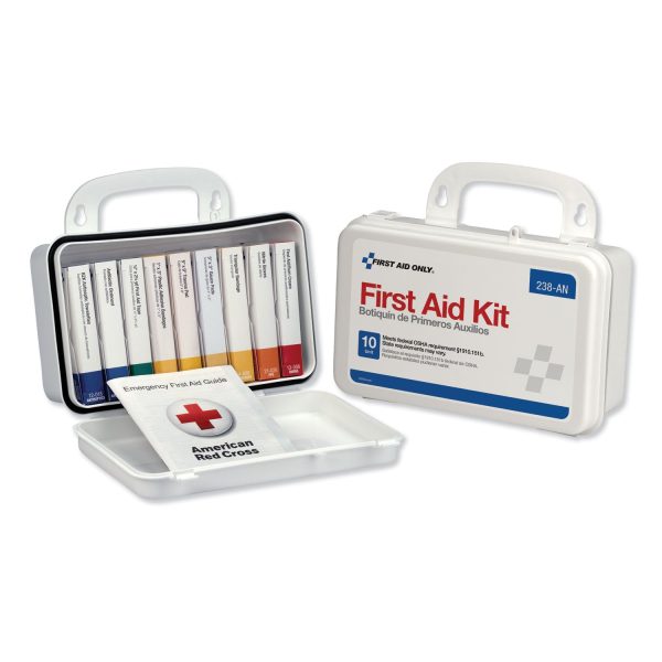 ANSI-Compliant First Aid Kit, 64 Pieces, Plastic Case Sale