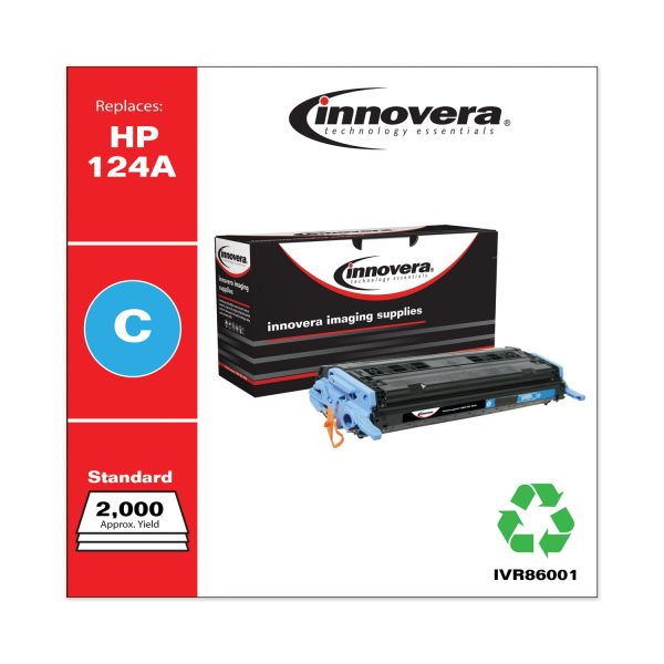 Remanufactured Cyan Toner, Replacement for 124A (Q6001A), 2,000 Page-Yield Discount - Image 2