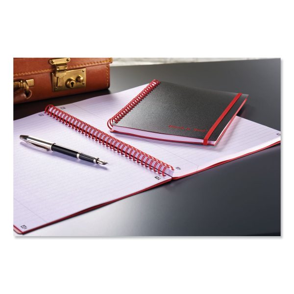 Flexible Cover Twinwire Notebooks, SCRIBZEE Compatible, 1-Subject, Wide Legal Rule, Black Cover, (70) 11.75 x 8.25 Sheets For Sale
