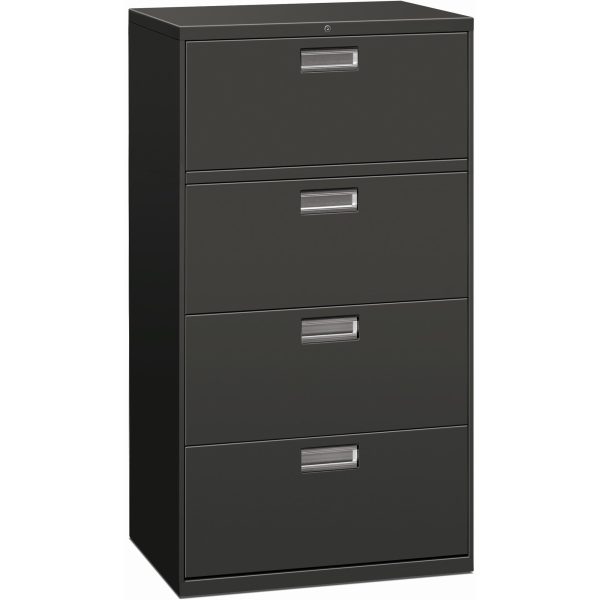 HON Brigade 600 H674 Lateral File - 30  x 18 53.3  - 4 Drawer(s) - Finish: Charcoal Hot on Sale