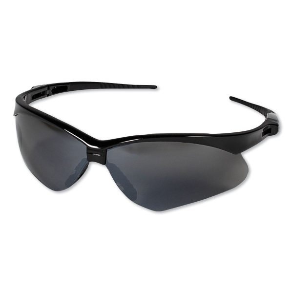 V30 Nemesis Safety Glasses, Black Frame, Smoke Lens Supply - Image 2