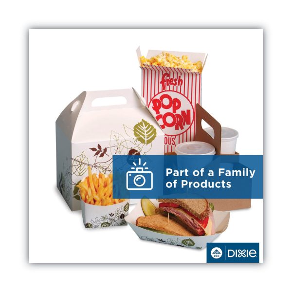 Kant Leek Polycoated Paper Food Tray, 3 lb Capacity, 5.88 x 8.4 x 2, White, 250 Pack, 2 Pack Carton Online - Image 4