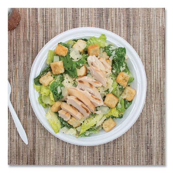 Famous Service Plastic Dinnerware, Plate, 9 , White, 125 Pack, 4 Packs Carton Cheap - Image 5
