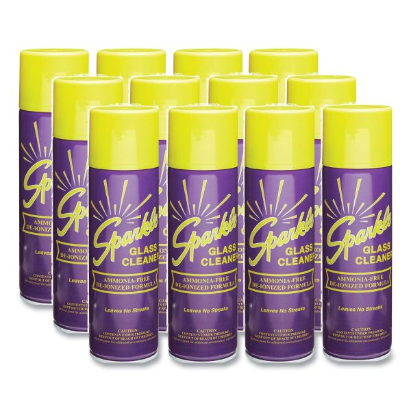 Glass Cleaner, 20 oz Aerosol Spray, 12 Carton Discount