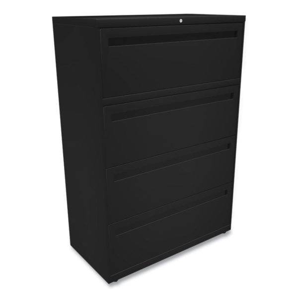 Brigade 700 Series Lateral File, 4 Legal Letter-Size File Drawers, Black, 36  x 18  x 52.5 on Sale - Image 3