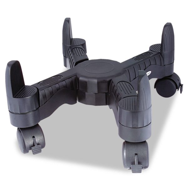 Mobile CPU Stand, Supports 60 lb, 4.5w x 16d x 7h, Black Online Sale - Image 3