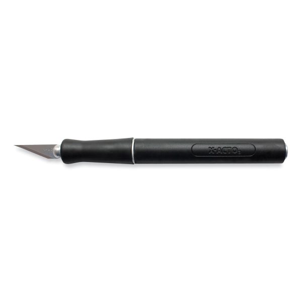 X2000 No-Roll Rubber Barrel Knife with #11 Replaceable Blade and Safety Cap Cheap - Image 3