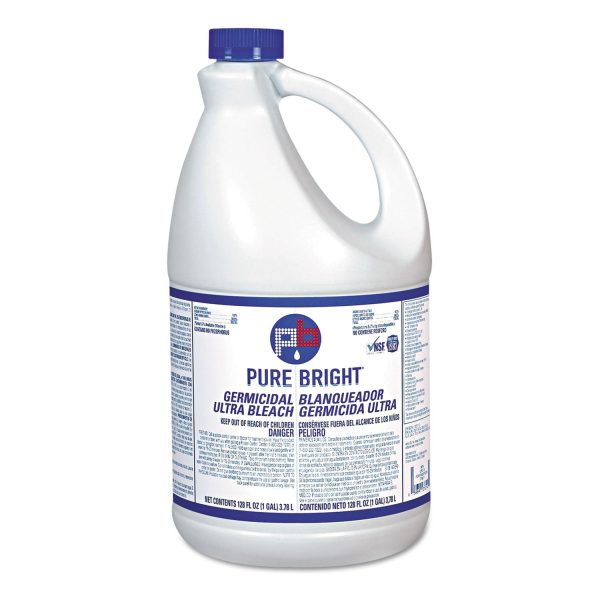 Liquid Germicidal Bleach, 1 gal Bottle, 6 Carton Discount - Image 2