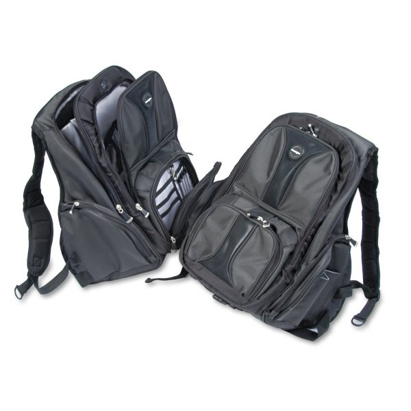 Contour Laptop Backpack, Fits Devices Up to 17 , Ballistic Nylon, 15.75 x 9 x 19.5, Black Cheap - Image 2