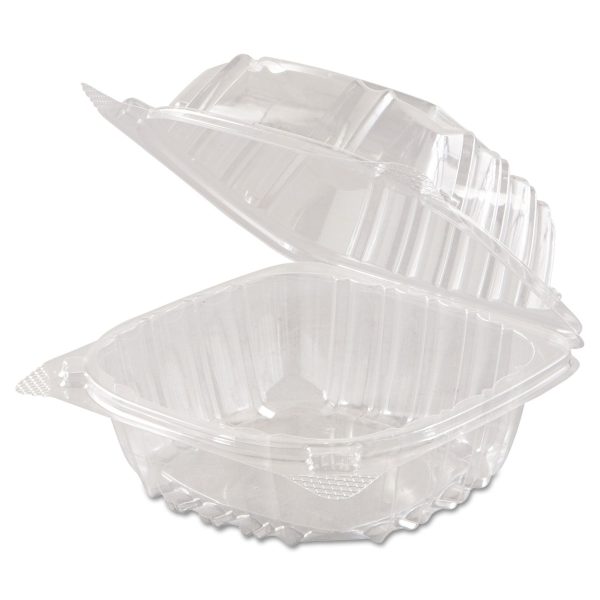ClearSeal Hinged-Lid Plastic Containers, 5.8 x 6 x 3, Clear, Plastic, 125 Pack, 4 Packs Carton on Sale - Image 5