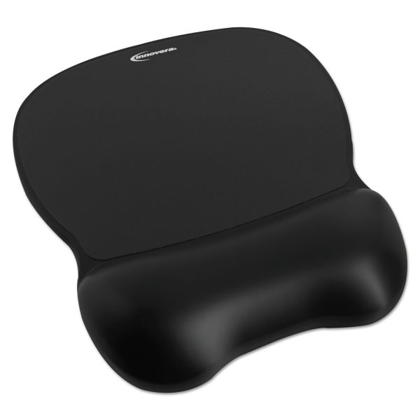 Gel Mouse Pad with Wrist Rest, 9.62 x 8.25, Black on Sale