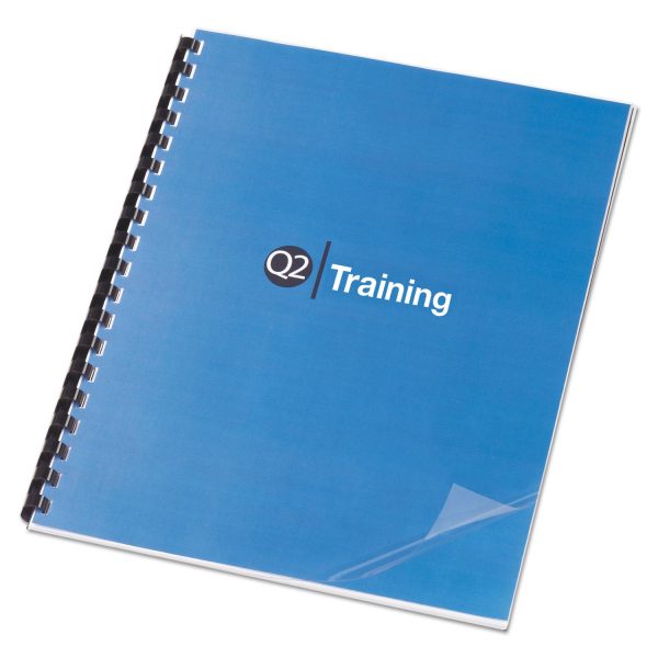 Clear View Presentation Covers for Binding Systems, Clear, 11 x 8.5, Punched, 100 Box For Cheap