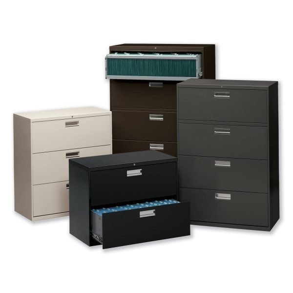 Brigade 600 Series Lateral File, 3 Legal Letter-Size File Drawers, Light Gray, 36  x 18  x 39.13 Online Hot Sale - Image 2