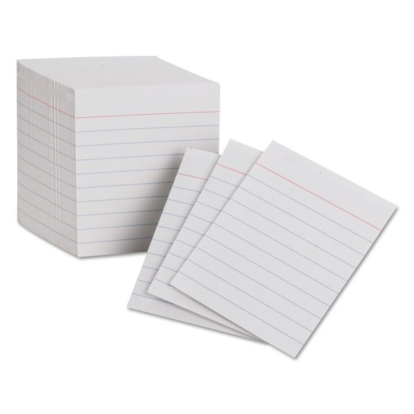 Ruled Mini Index Cards, 3 x 2.5, White, 200 Pack Sale