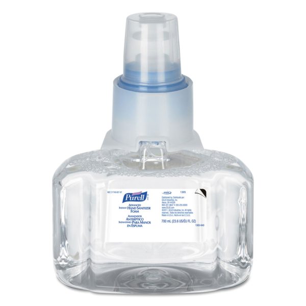 Advanced Hand Sanitizer Foam, For LTX-7 Dispensers, 700 mL Refill, Fragrance-Free, 3 Carton Fashion