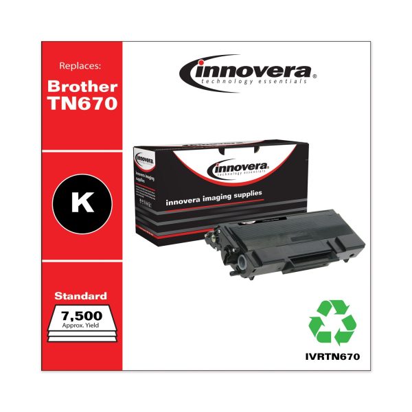 Remanufactured Black High-Yield Toner, Replacement for TN670, 7,500 Page-Yield For Cheap - Image 2
