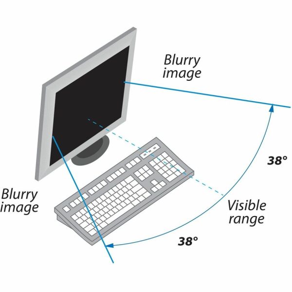 Kantek LCD Privacy Filter Clear - For 20 LCD Monitor - Scratch Resistant - Anti-glare - 1 Pack Discount