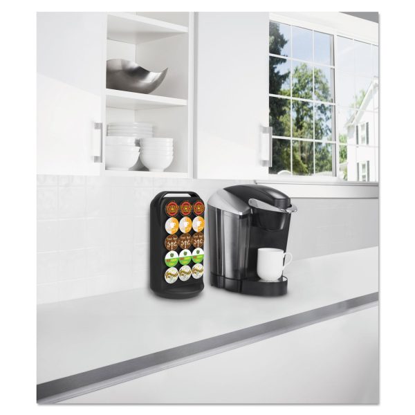 Coffee Pod Carousel, Fits 30 Pods, 6.8 x 6.8 x 12.63, Black Online - Image 2