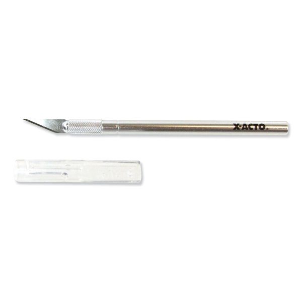 No. 1 Z-Series Precision Utility Knife with Replaceable Steel Blade, Safety Cap, Silver For Cheap - Image 2