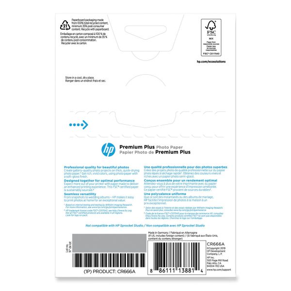 Premium Plus Photo Paper, 11.5 mil, 4 x 6, Soft-Gloss White, 100 Pack Cheap - Image 3
