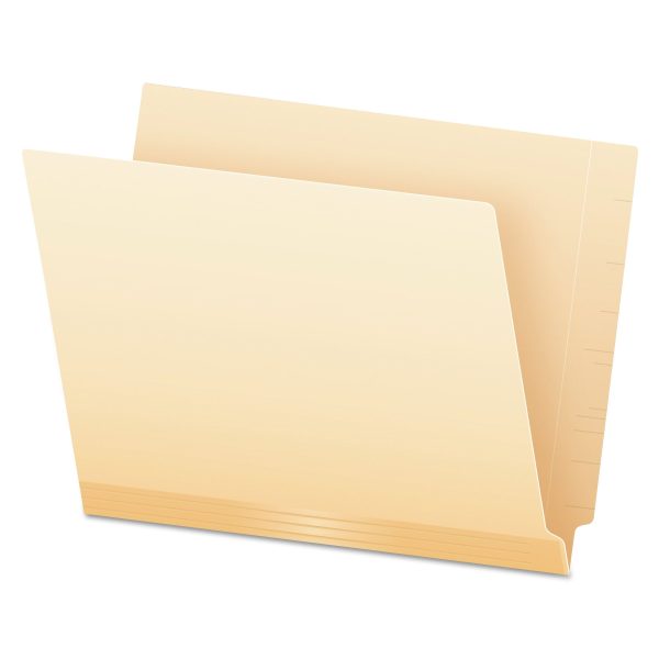 Manila Laminated Spine Shelf File Folders, Straight Tabs, Letter Size, Manila, 100 Box For Discount
