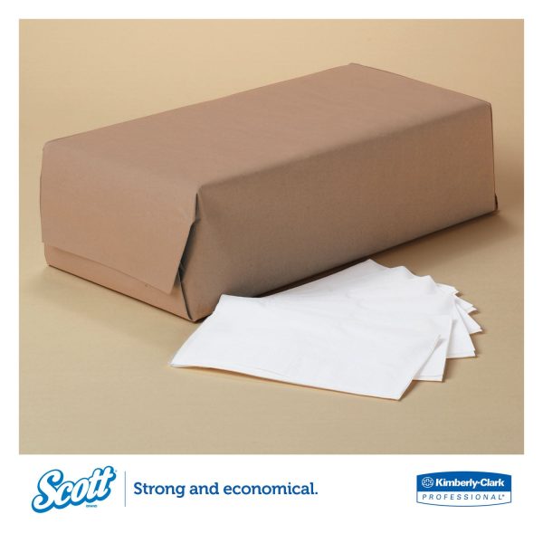 1 8-Fold Dinner Napkins, 2-Ply, 17 x 14 63 100, White, 300 Pack, 10 Packs Carton Online now - Image 4