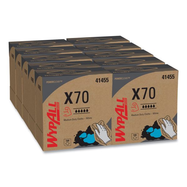 X70 Cloths, POP-UP Box, 9.13 x 16.8, White, 100 Box, 10 Boxes Carton Fashion