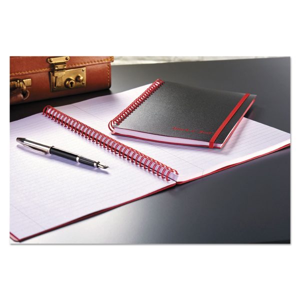 Flexible Cover Twinwire Notebooks, SCRIBZEE Compatible, 1-Subject, Wide Legal Rule, Black Cover, (70) 11 x 8.5 Sheets Fashion - Image 2