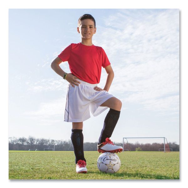 VIPER Soccer Ball, No. 3 Size, 7.25  to 7.5  Diameter, White Online Hot Sale - Image 5