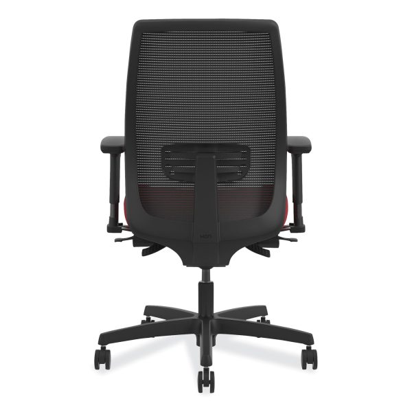 Endorse Mesh Mid-Back Work Chair, Supports Up to 300 lb, 17.5  to 21.75  Seat Height, Black Online Sale - Image 3