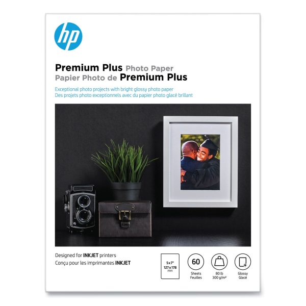 Premium Plus Photo Paper, 11.5 mil, 5 x 7, Glossy White, 60 Pack Supply - Image 4