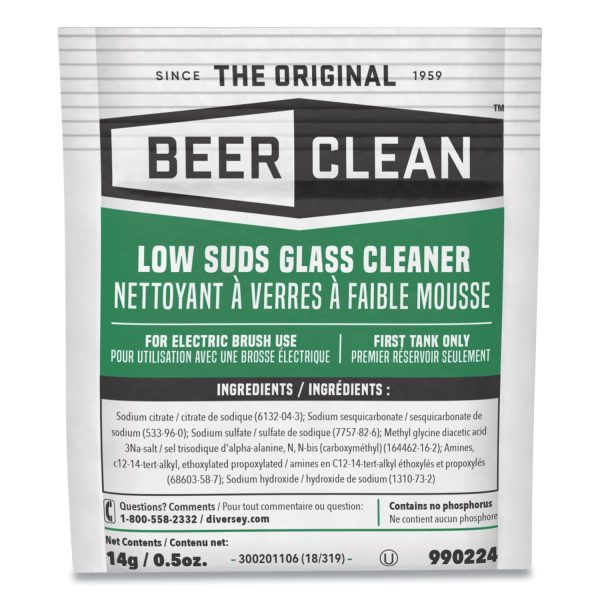 Beer Clean Glass Cleaner, Powder, 0.5 oz Packet, 100 Carton Online Hot Sale - Image 3