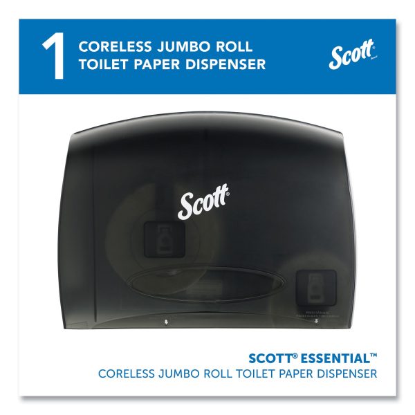 Essential Coreless Jumbo Roll Tissue Dispenser for Business, 14.25 x 6 x 9.75, Black Online - Image 2