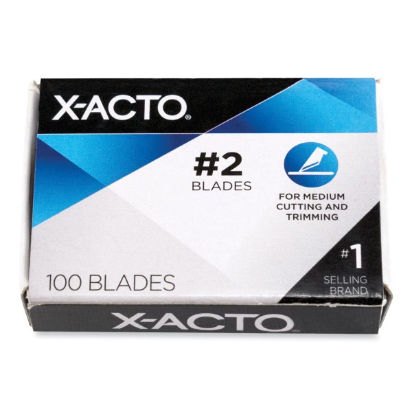 No. 2 Bulk Pack Blades for X-Acto Knives, 100 Box Hot on Sale